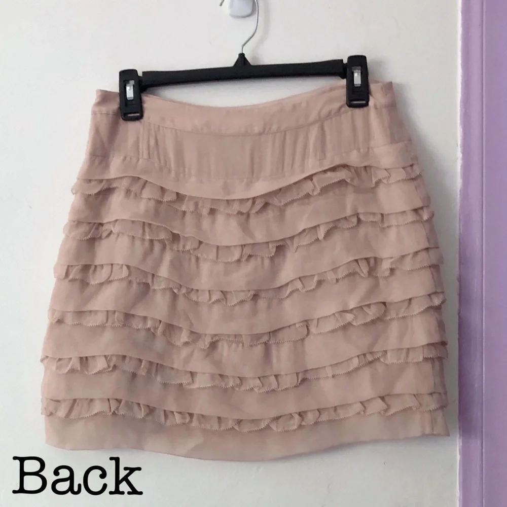 diane von furstenberg ⋆ silk ruffle skirt